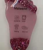 Porte de clés de naissance personnalisé – Image 2