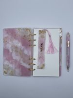 Couverture de cahier, marque-page et stylo personnalisés – Image 2