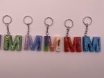 Porte-clés avec lettre initiale personnalisé – Image 3