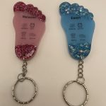 Porte de clés de naissance personnalisé