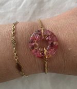 Bracelet ajustable avec fleur ou donut coloré – Image 2