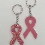 Petit Porte-clés Ruban Rose