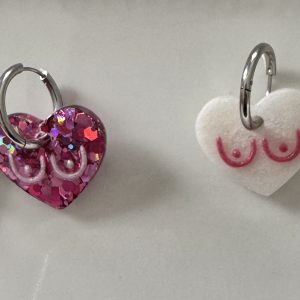 Boucles d'oreilles sein